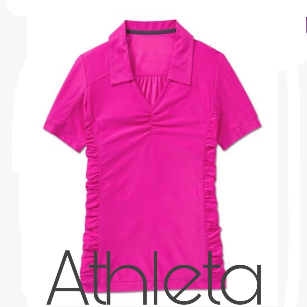 🏌🏾‍♀️🏸 Athleta | Birdie Short Sleeve Polo Shirt